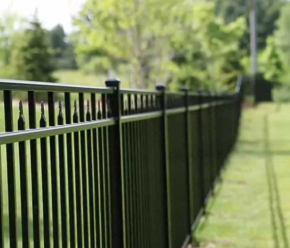 Aluminum fencing for commercial and residential properties, offering durable, stylish, and low-maintenance solutions.