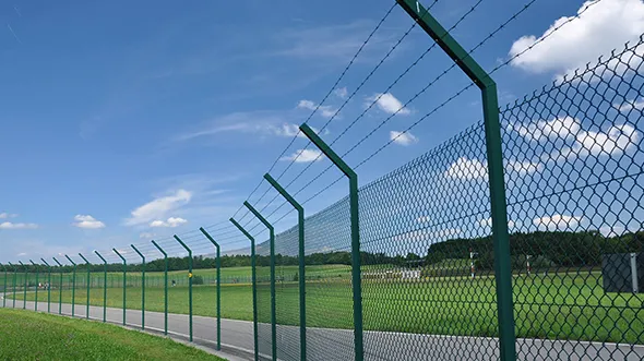 Custom high-tensile field fencing providing strong, durable, and long-lasting protection for large areas.